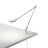 Настольная лампа Flos Kelvin LED Desk support (Visible cable) Shiny white F3308009