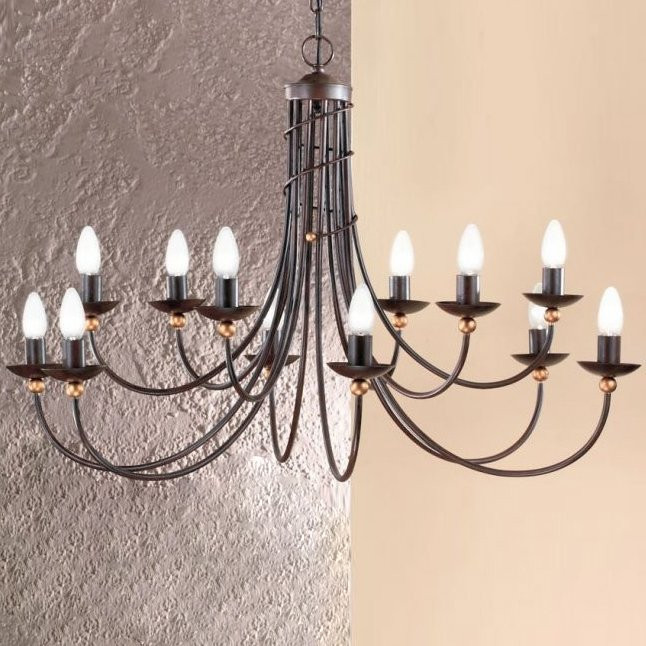 Люстра Orion Leuchten LU 1632/6+6 Antik