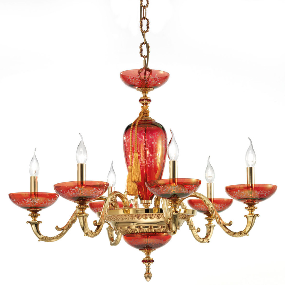 Люстра Euroluce Aida L6 Ruby