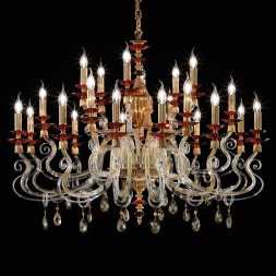 Люстра Euroluce Elsa Special Edition L12+6+6 gold Topaz