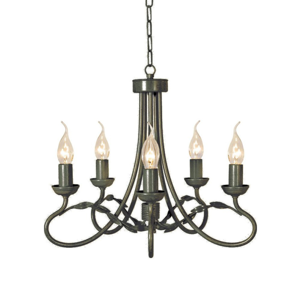 Люстра Elstead Lighting Olivia OV5 BLK/GOLD
