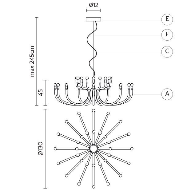 Люстра Karman Snoob SE609B