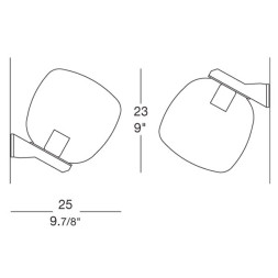 Уличный настенный светильник iTRE OMEGA P 20 GARDEN 0000247