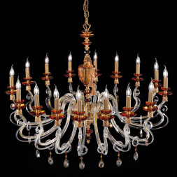 Люстра Euroluce Elsa Special Edition L16 gold Topaz