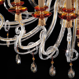 Люстра Euroluce Elsa Special Edition L16 gold Topaz