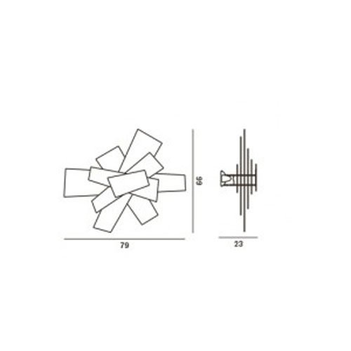 Настенный светильник Foscarini Big Bang 151005 63