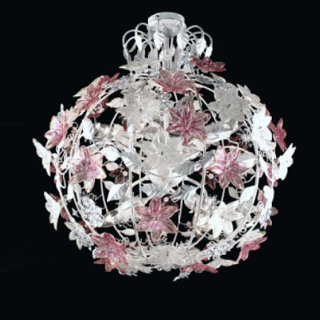 Потолочный светильник Renzo Del Ventisette PL 14382/8 DEC. 0148 + ARGENTO