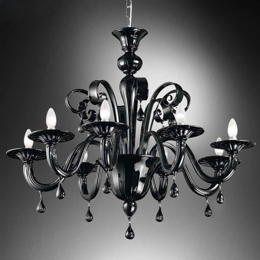 Люстра Vetri Lamp 911/8 Nero