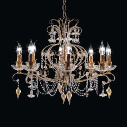 Люстра Renzo Del Ventisette "Cristallo" L 14298/8 DEC. 041