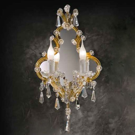 Бра Beby Group Novecento 400/2S Light gold CUT CRYSTAL