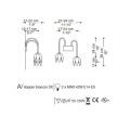 Бра La Murrina 738 - A Doppio Braccio piccolo DD-3S