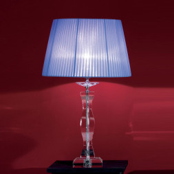 Настольная лампа Euroluce Arcobaleno LG1 Silver Clear Blue