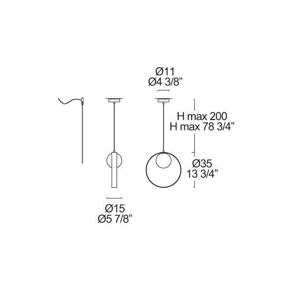 Подвесной светильник Itre Giuko 1 0001626