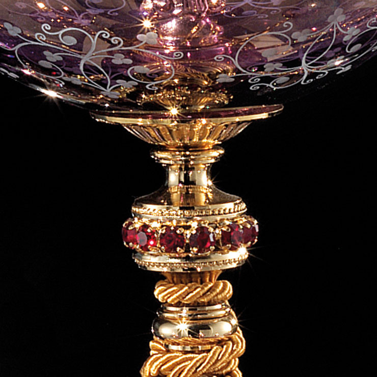 Люстра Euroluce Aida L8+4 Amethyst