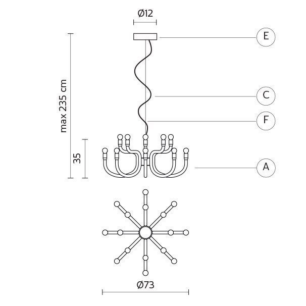 Люстра Karman Snoob SE610N