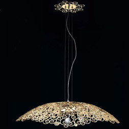 Подвесной светильник IDL Crystal marine 491/6 gold RED SW