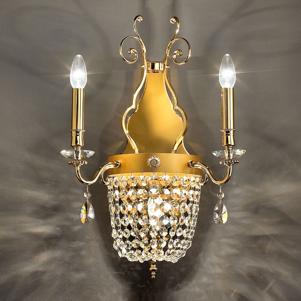 Бра Masiero Elegantia A2+1 G03-G05 Half cut glass