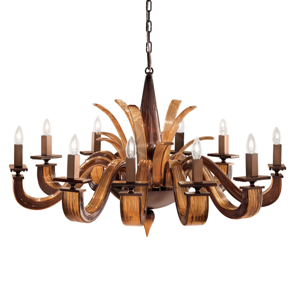 Люстра Euroluce Argo L10 Brown Amber