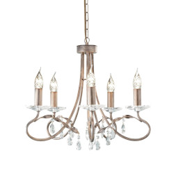 Люстра Elstead Lighting Christina CRT5 SILVER/GOLD