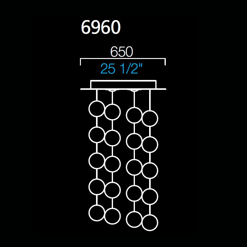 Каскад Barovier&amp;Toso Optical 6960/CC
