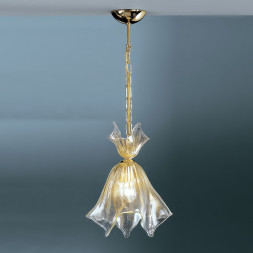 Подвесной светильник Vetri Lamp 93/S28 Cristallo/Oro