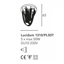 Потолочный светильник Bellart Lucidum 1310/PL50T 05/V01