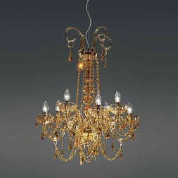 Люстра Italamp 262/4+4 Amber / O / Sw Light Topaz