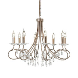 Люстра Elstead Lighting Christina CRT8 SILVER/GOLD