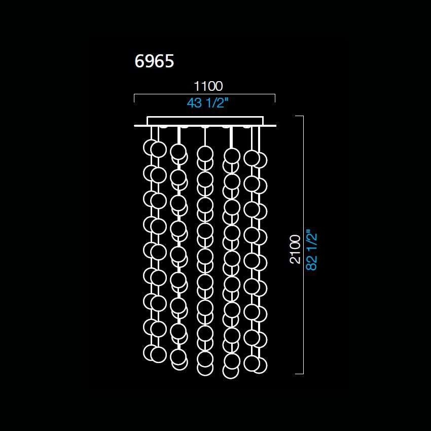 Каскад Barovier&amp;Toso Optical 6965/CC