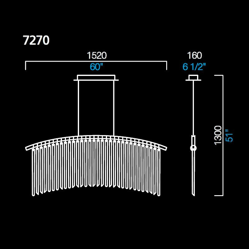 Подвесной светильник Barovier&amp;Toso Palmyra 7270/CC/AN/OG