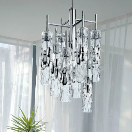 Люстра IDL Bamboo 423/8 Chrome