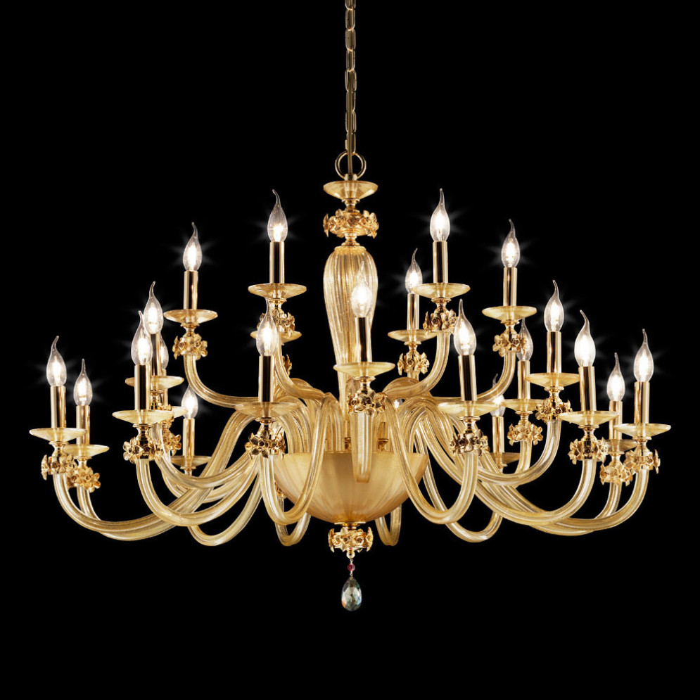 Люстра Euroluce Sheen L12+6+6 gold