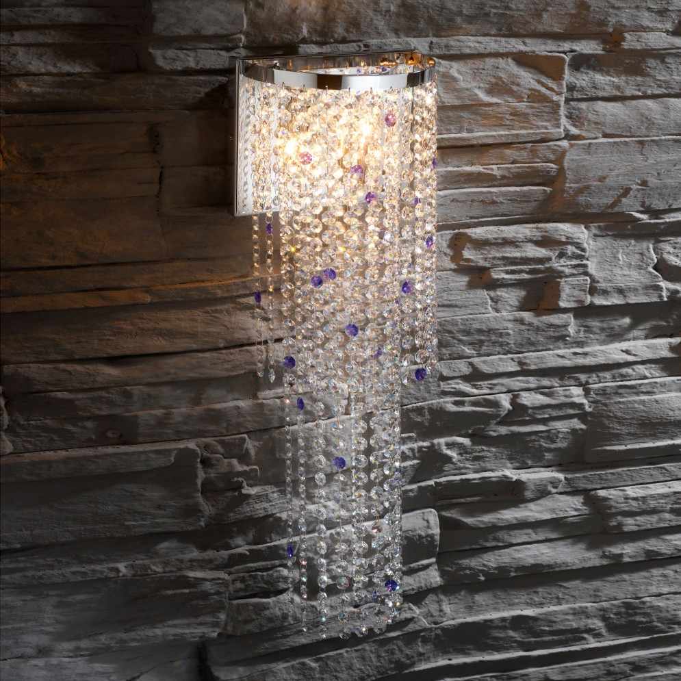 Настенный светильник Euroluce Stars A2 silver C COLLECTION violet