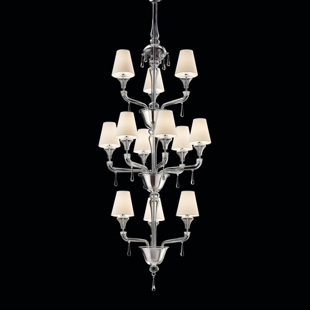 Люстра Barovier&amp;Toso Torpedo Nevada 7141/12/CC/BB