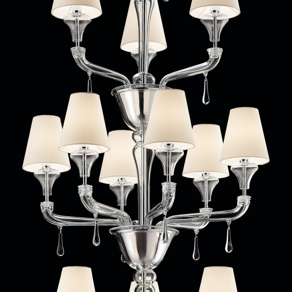 Люстра Barovier&amp;Toso Torpedo Nevada 7141/12/CC/BB