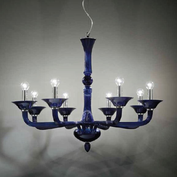 Люстра Italamp 430/8 Blu / NK