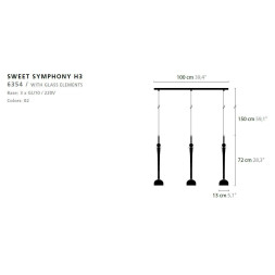 Подвесной светильник Ilfari Sweet Symphony H3 12820