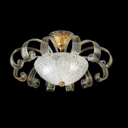 Потолочный светильник Vetri Lamp 996/55 Cristallo/Oro