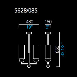 Люстра Barovier&amp;Toso Gallia 5628/085/OK