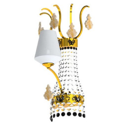 Бра Beby Group Charming beauty 0250A01 Gold White White gold leaf