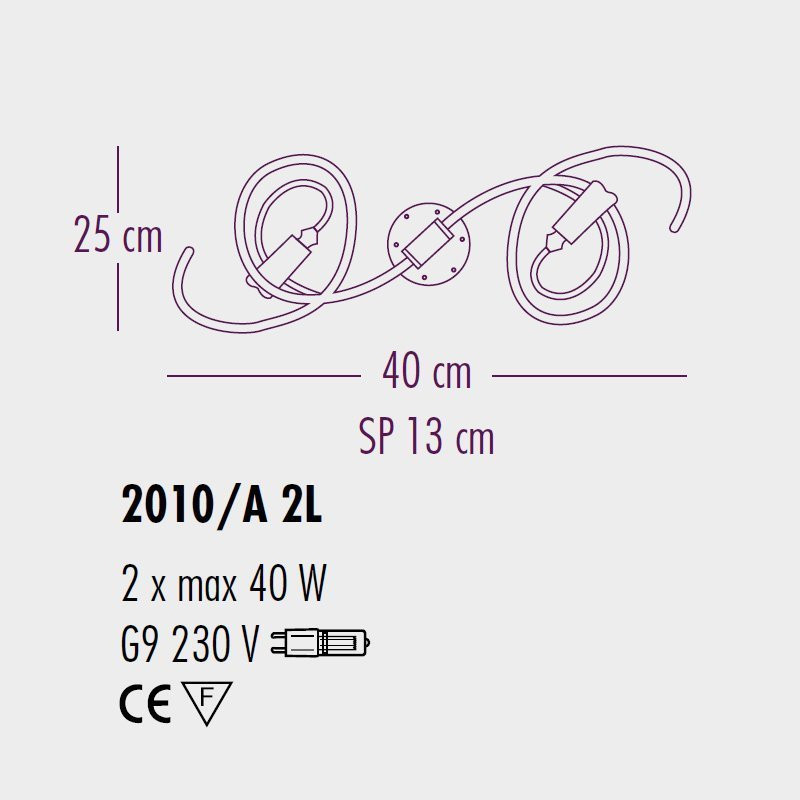 Настенно-потолочный светильник Bellart Chic 2010/A2L 19