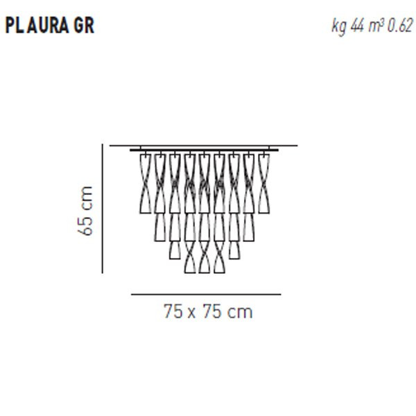 Потолочный светильник Axo Light Aura PL AURA GR RO PLAURAGRRSCRE27