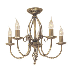 Люстра Elstead Lighting Artisan ART5 AGD BRASS