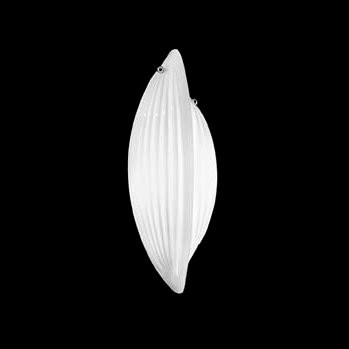 Настенный светильник IDL Paradise 430/2ASX Chrome White Murano Glass