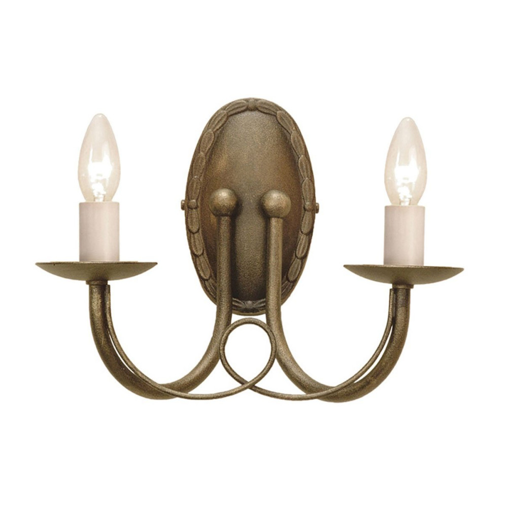 Бра Elstead Lighting Minster MN2 BLK/GOLD