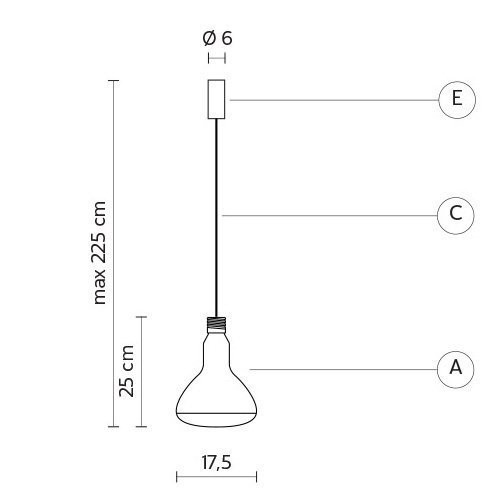 Подвесной светильник Karman Makeup SE123 1F INT