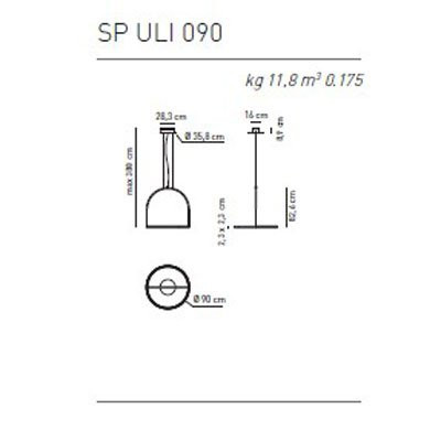 Подвесной светильник Axo Light U-Light SP ULA 160 LED RU XX 