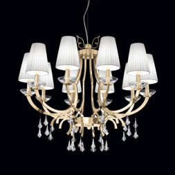 Люстра Beby Group Prestige 0180B05 Light gold 024 Trasparent Half Cut Crystal