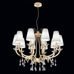 Люстра Beby Group Prestige 0180B05 Light gold 024 Trasparent Half Cut Crystal