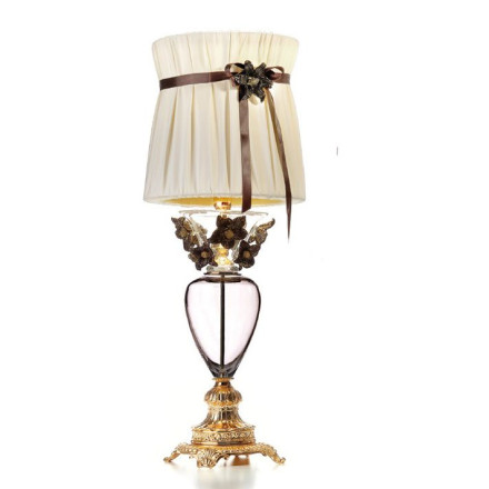Настольная лампа IlParalume MARINA 5524 1850/P/ORO24K/FUME&#039;